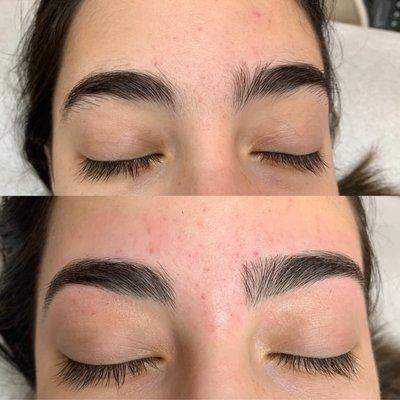 Before & After Eyebrow Wax