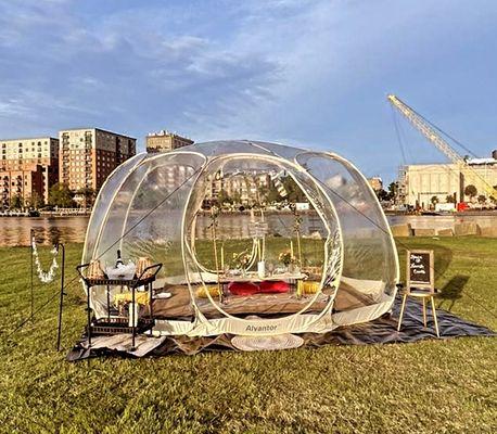 Our Luxury Bubble Tent can be added to your luxury picnic.