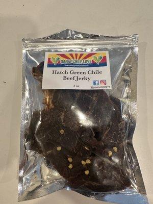 Test product Hatch Green Chili Beef Jerky