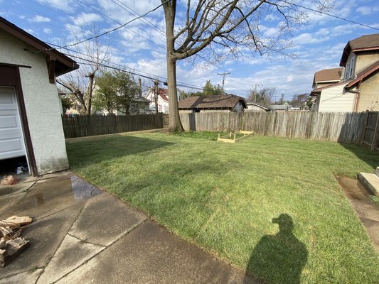 Sod installation