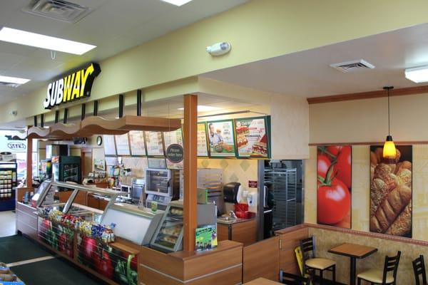 Subway open Breakfast to Dinner