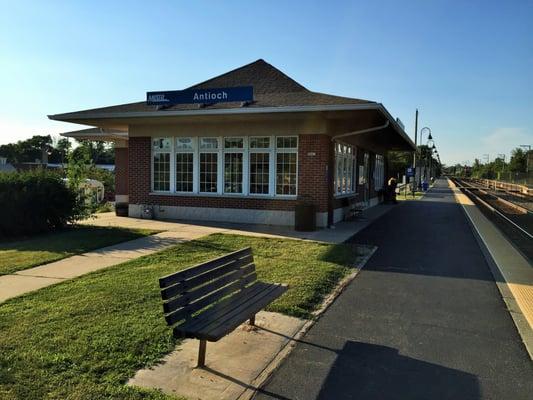 East View of station.