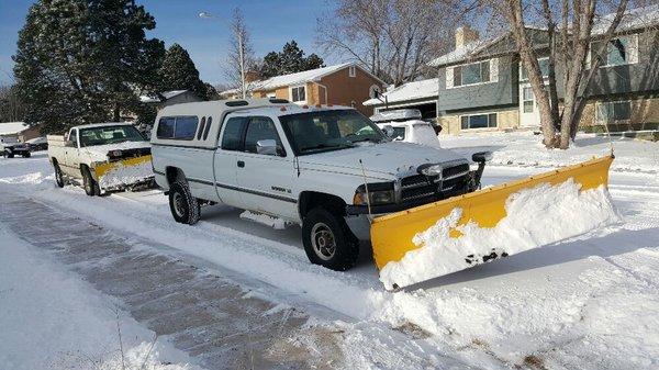 Snow removal service available for all of El Paso County especially Monument and Black Forest.