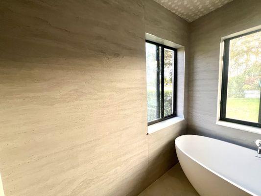 Large format porcelain tile