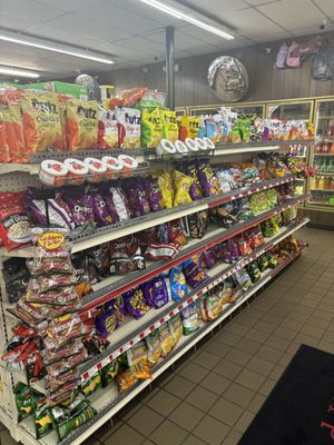 all types of flavors of chips selections