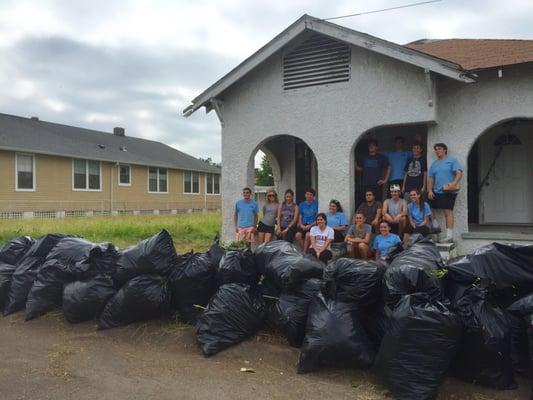 Blight cleanup project