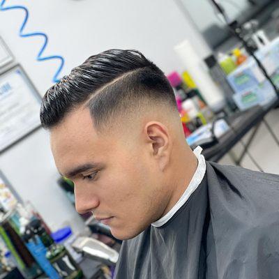 Medium skin fade