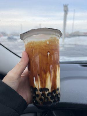 Tiger brown sugar milk tea