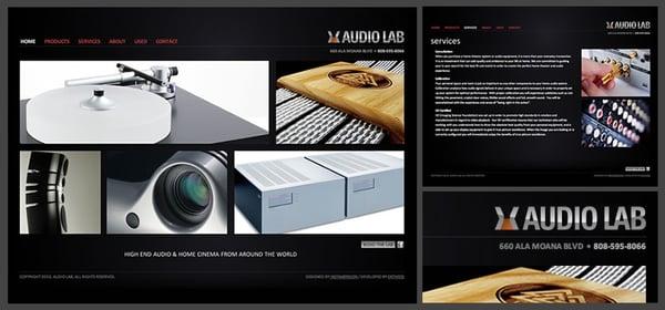 Web Design for Audio Lab