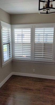 Shutters installed