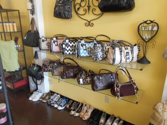 New & Consignment Handbags, Purses and Wallets.