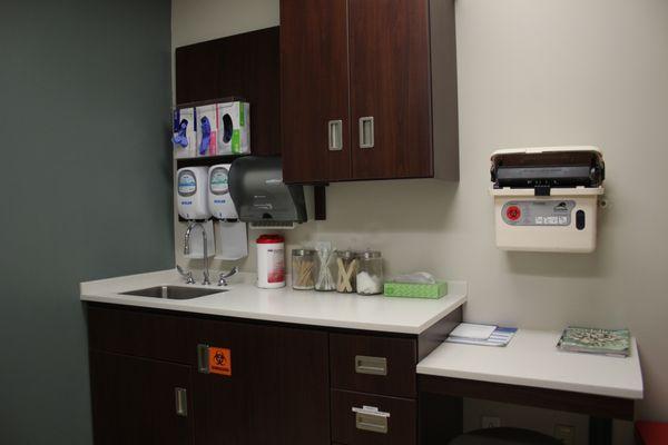 Patient exam room