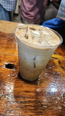 Iced Maple Cinnamon Almond Latte. Deeelish!