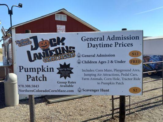 Jack Lantern's Northern Colorado Corn Maze