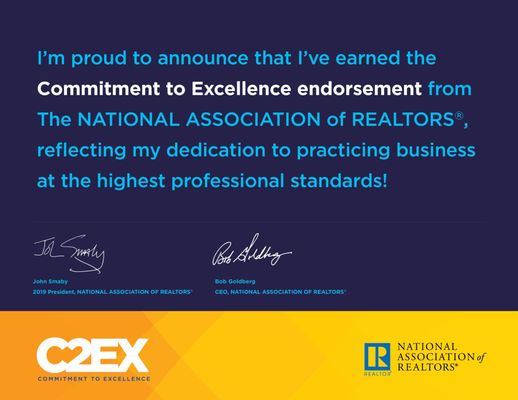 Proud to be C2EX Endorsed