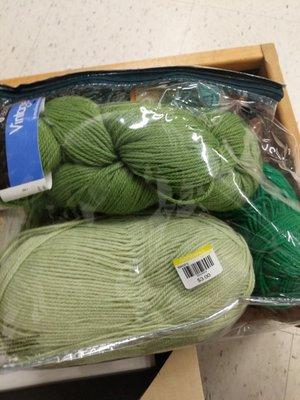 Pile of yarn for just $3!