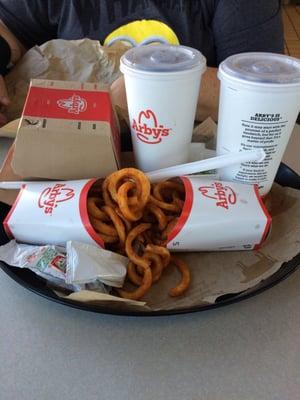 Food for an army at Jeffersonville Arby's