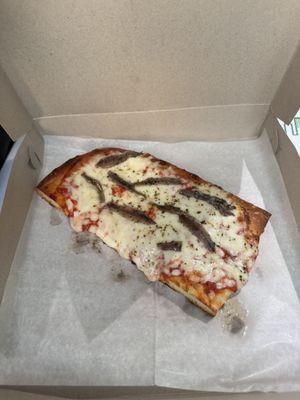 Sicilian slice w/anchovy