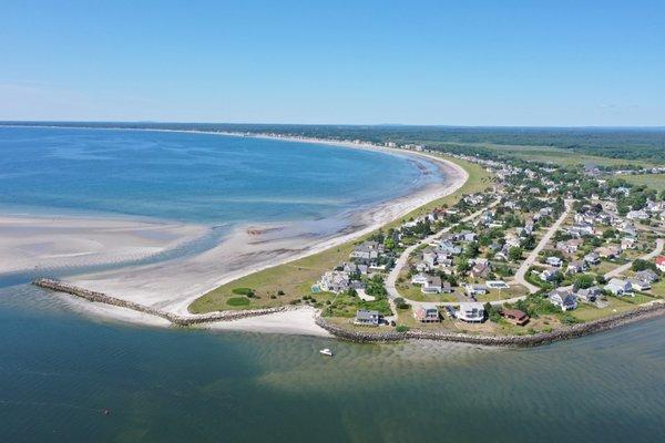 7 Miles of Sandy Beach, Pine Point to Camp Ellis