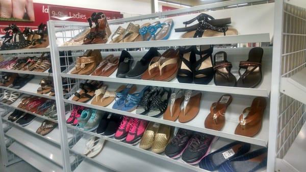 Very limited selection of inexpensive shoes.