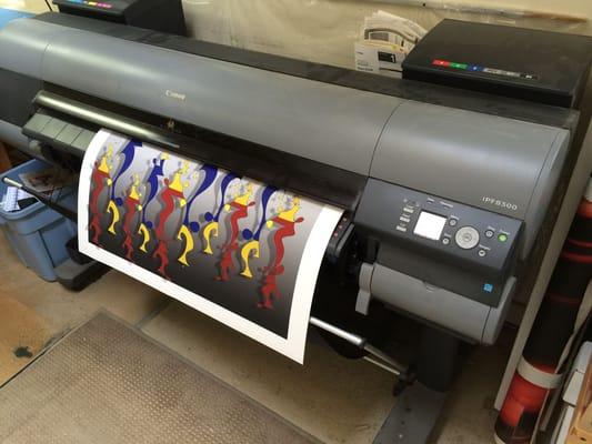 Printing is done on a high end Canon 8300 fine art 12 ink printer.  to get stunning results.