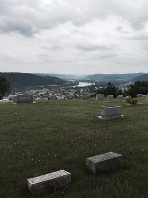 The Ohio Valley from River View Cemetery in Martins Ferry, Ohio