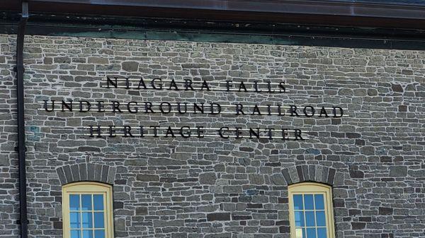 Exterior of the Niagara Falls Underground Railroad Heritage Center.