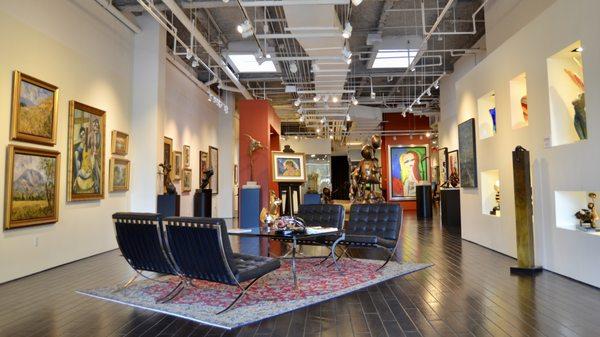 Off The Wall Gallery - The Galleria / 5015 Westheimer Rd. Facing Post Oak Boulevard next to Neiman Marcus valet lot.