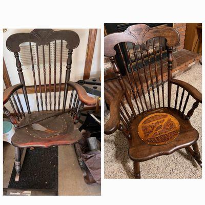 Refinished Rocking Chair