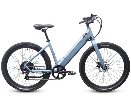 Easy to get on and off E-bike.