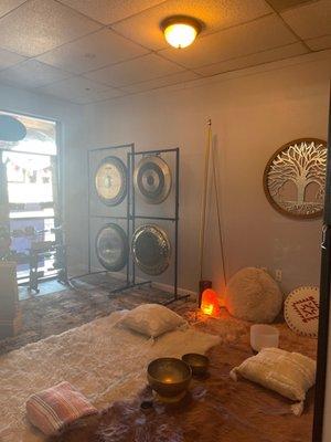 Love vibe of Sound healing area