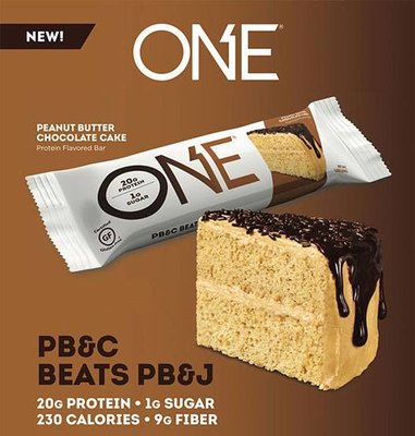 ONE Bar introduces a new flavor - Peanut Butter Chocolate Cake! https://www.netrition.com/iss_oh_yeah_one_bars.html