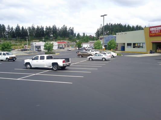 Seal Coat & Striping - Grocery Outlet; Bonney Lake, Wa