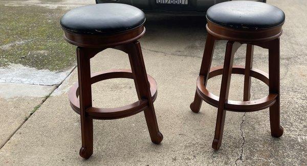 Pub stools before