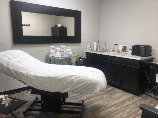 Esthetician's room