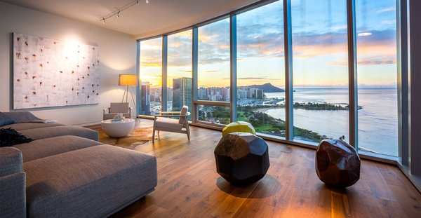 Waiae Condo - Design + Build: Living room