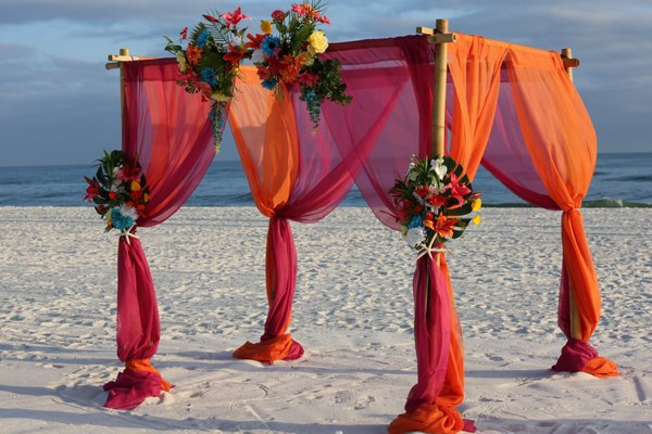 Tropical Beach Wedding