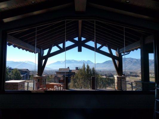 Photo of a CWS installation of a neutral solar film in Heber City.