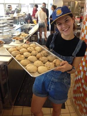 Fresh baked scones from Viv!