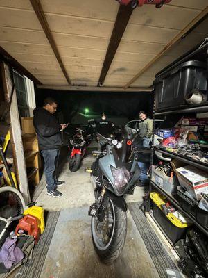 Family style garage work