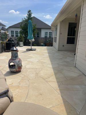 Limestone Patio