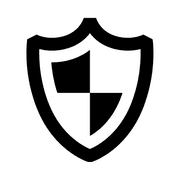 Logo, black white shield, IT Assure