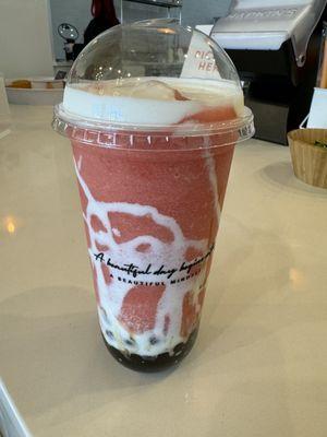 Strawberry and Cream Blended