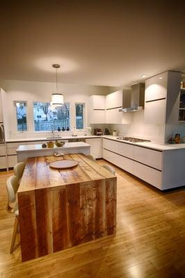 Reclaimed Wood Reading Kitchen