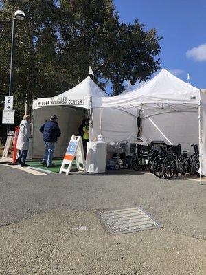 tent setup