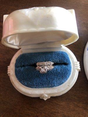 Vintage 1930 wedding set