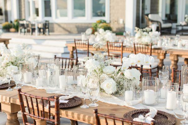 Wedding setup in Rehoboth Beach