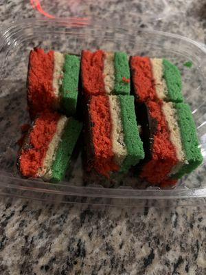 Rainbow cookies