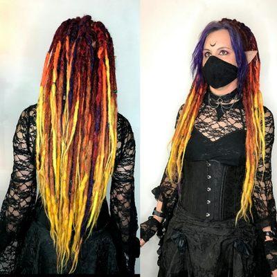 Dreadlock maintance , color and exstentions