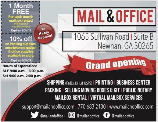 Mail & Office discount